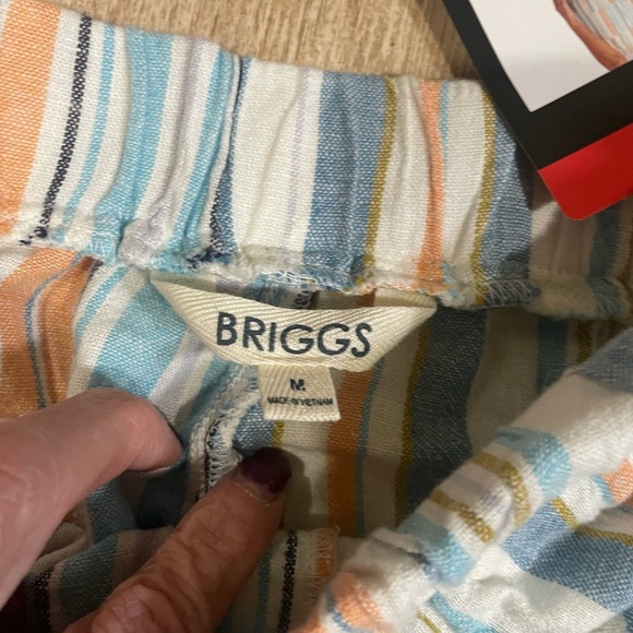Briggs Ladies' Linen Blend Pull-On Short size medium - Picture 4 of 5